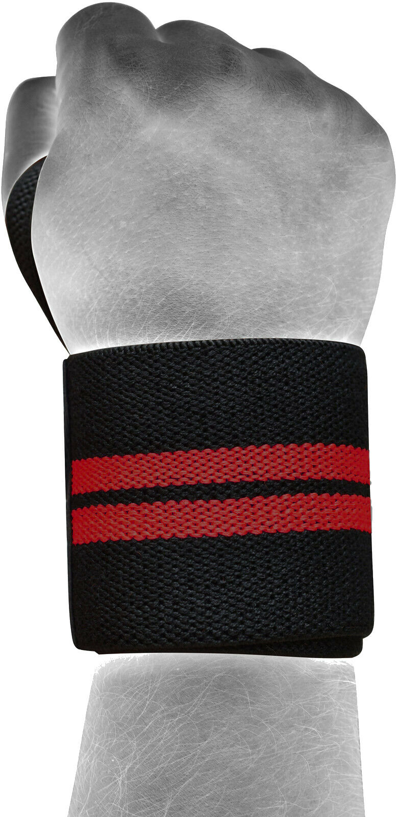 Weight Lifting Wrist Straps Elasticated Gym Wraps Grip Body Building UK-12