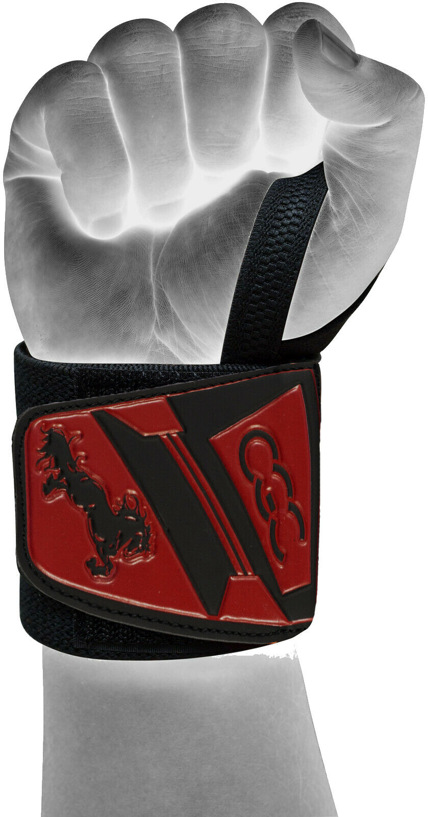 Weight Lifting Wrist Straps Elasticated Gym Wraps Grip Body Building UK-14