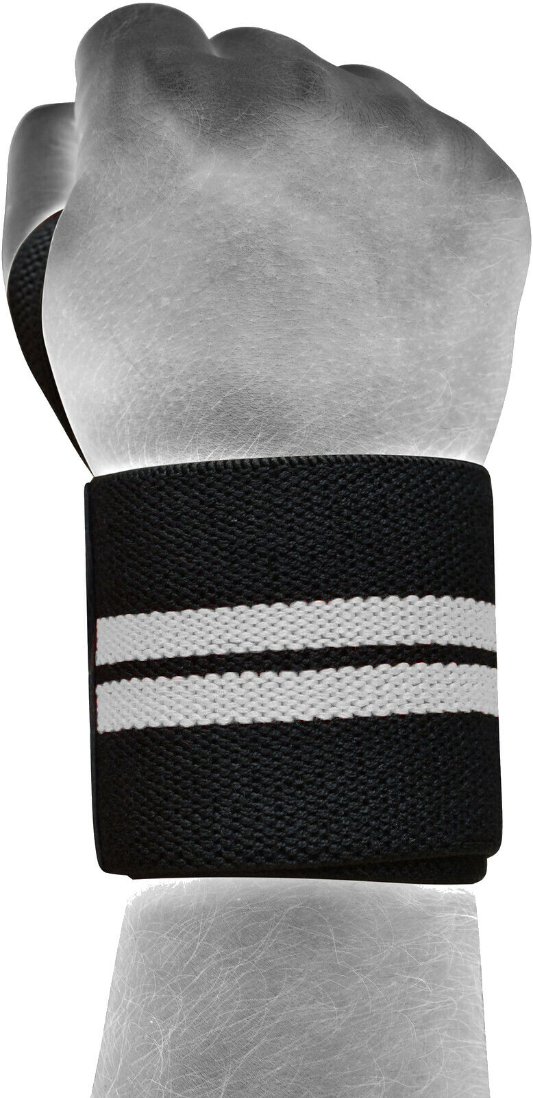 Weight Lifting Wrist Straps Elasticated Gym Wraps Grip Body Building UK-17