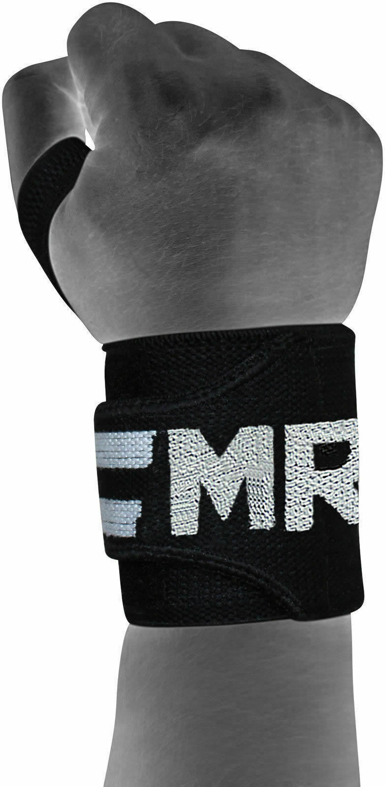 Weight Lifting Wrist Straps Elasticated Gym Wraps Grip Body Building UK-4