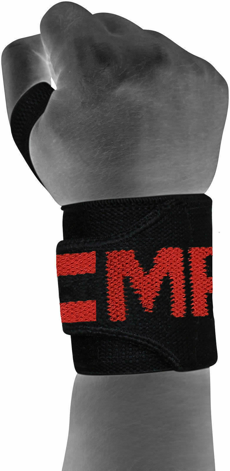 Weight Lifting Wrist Straps Elasticated Gym Wraps Grip Body Building UK-9