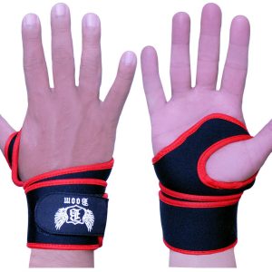 Weight Lifting Wrist Straps Gym Training Support Grip Body Building Bar Boom-1