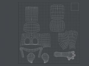 UV-map för att bygga docka