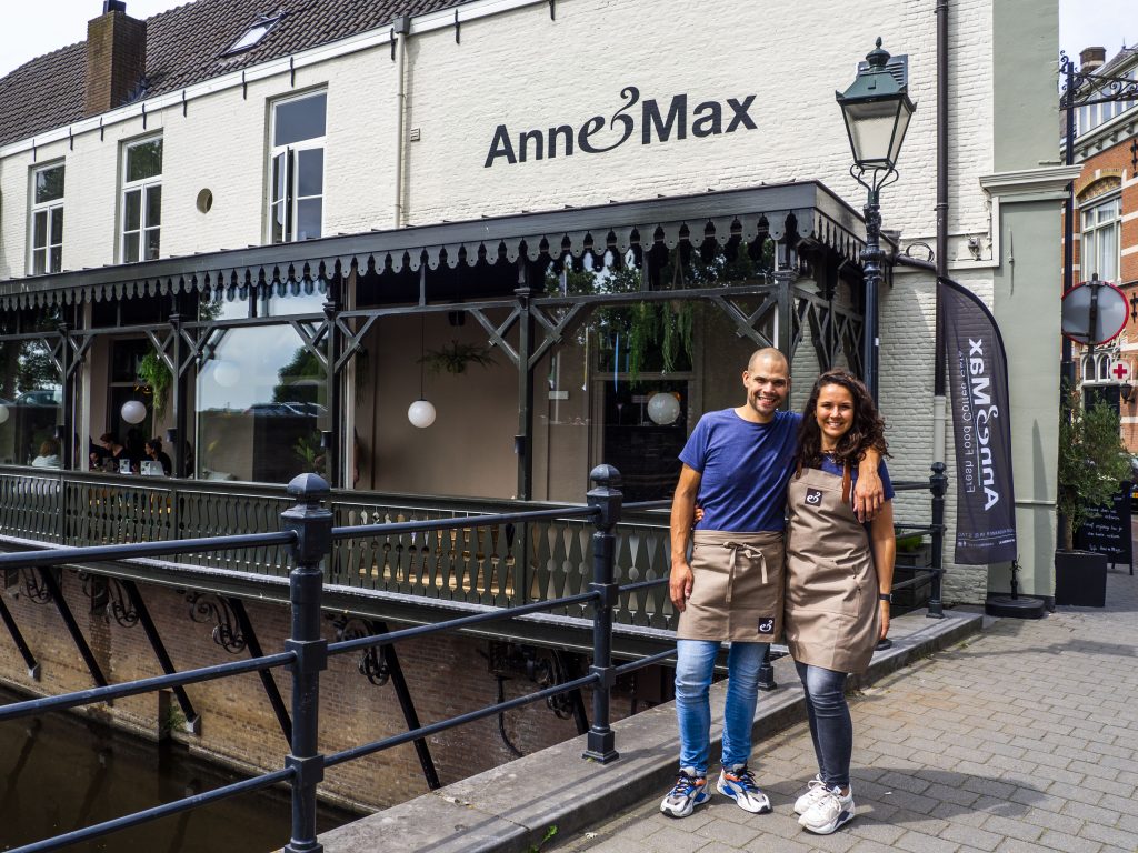 planeetaardige menukaart bij Anne&Max