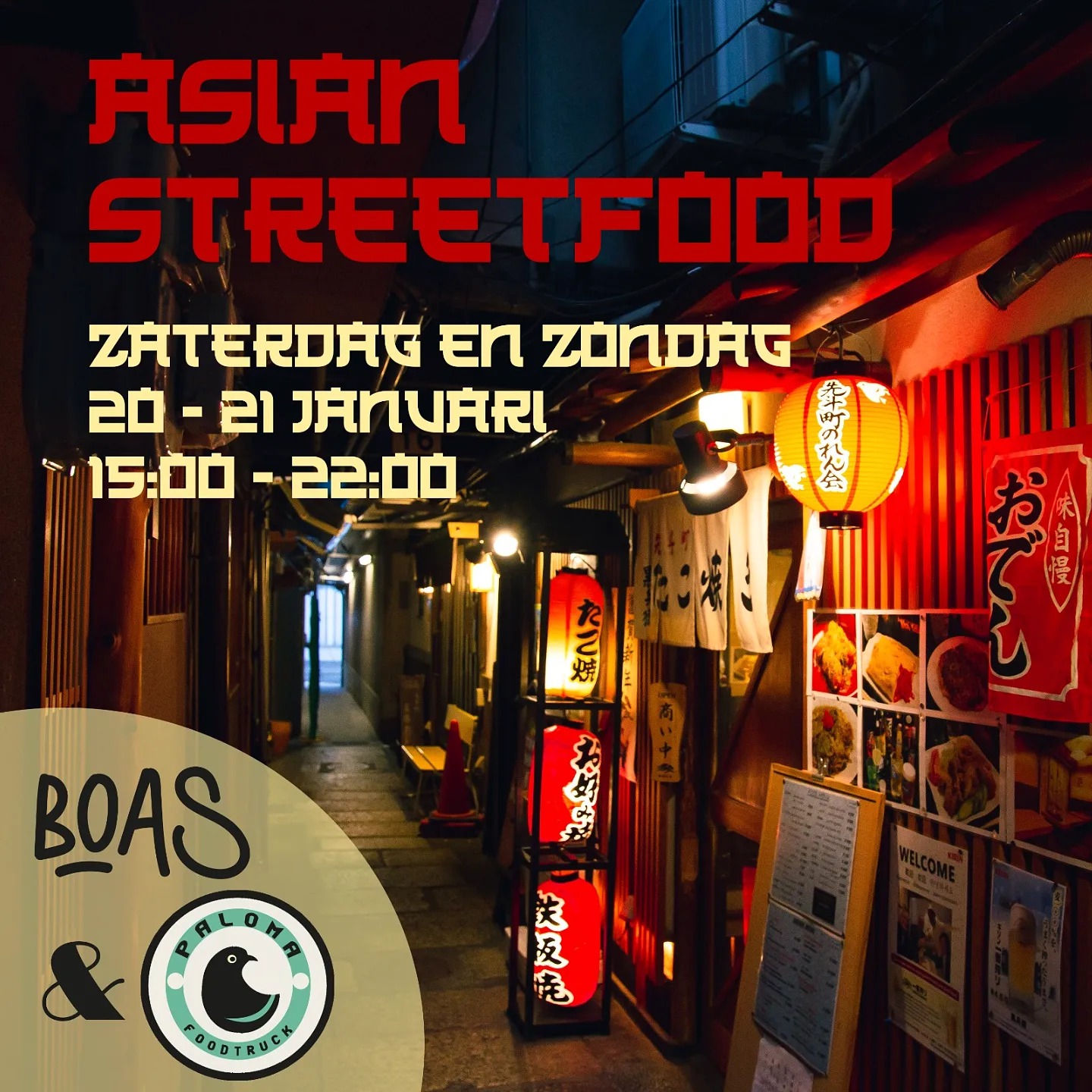 Asian Streetfood l Bar Boas en Paloma Foodtruck