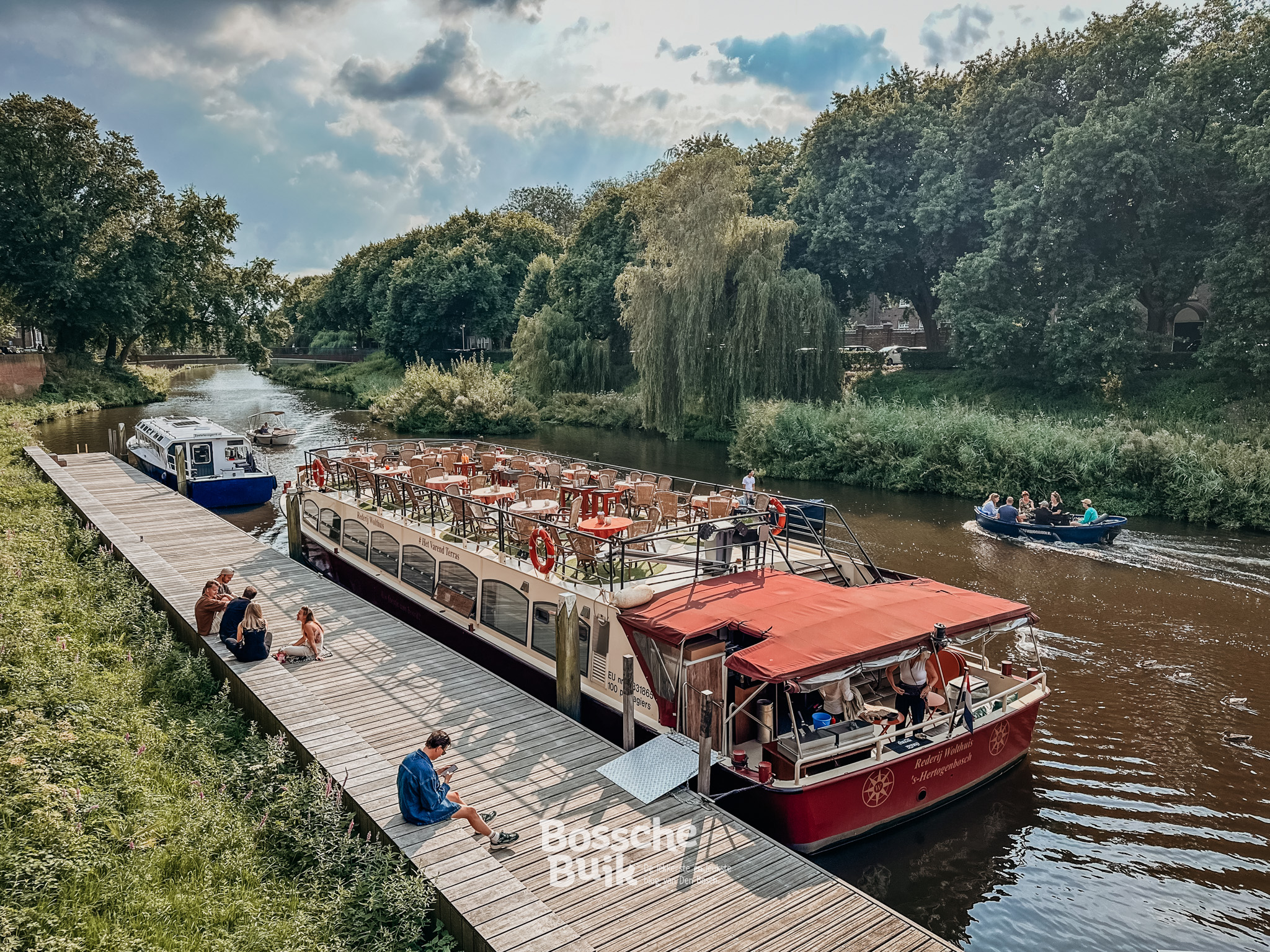 varend terras Rederij Wolthuis Den Bosch / Bossche Buik / tapas boot