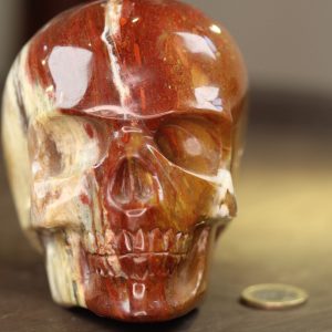 Crâne de cristal en agate 1384g
