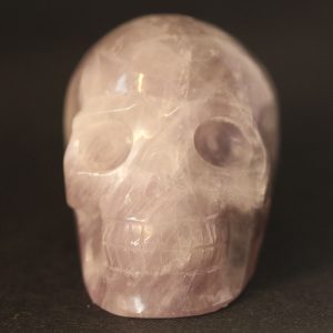 Crâne de Cristal en Fluorite Mauve 660g