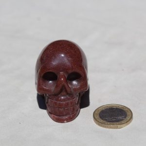 Crâne de cristal en mookaite 82g