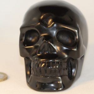 Crâne de Cristal en Obsidienne 580g
