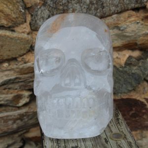 Crâne de cristal en quartz de l'Himalaya 7806g