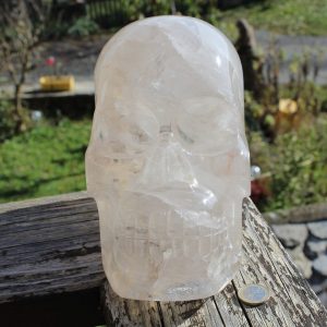 Crâne de cristal en quartz de l'Himalaya 6440g