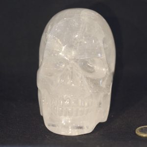 Crâne en Cristal de roche de l'Himalaya 1488g