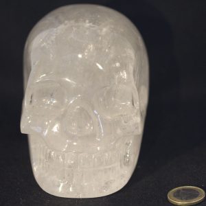 Crâne en Cristal de roche de l'Himalaya 1544g