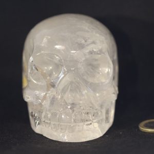 Crâne en Cristal de roche de l'Himalaya 826g