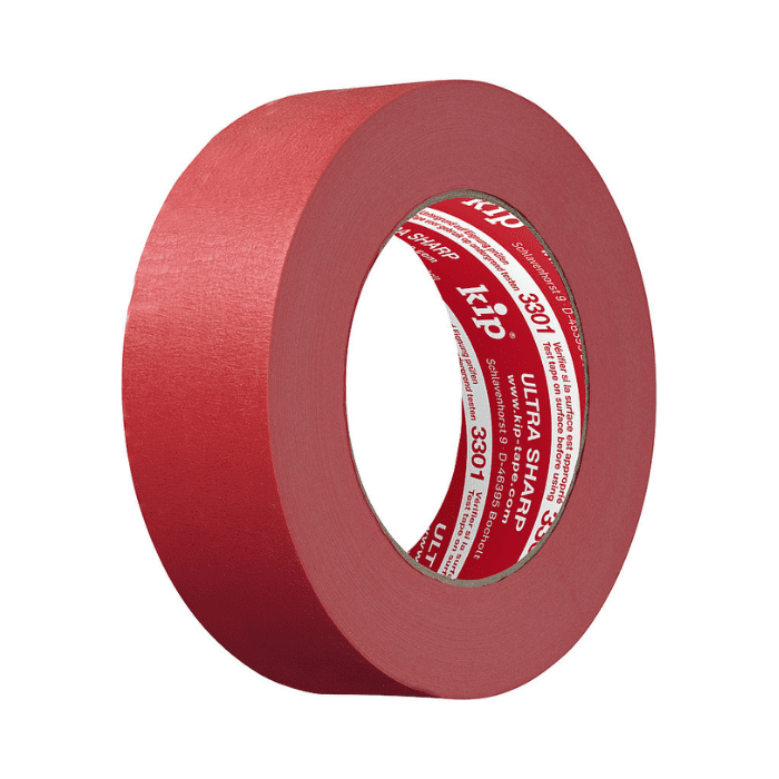 KIP 3301 Afplaktape – Ultra Sharp Rood – 36mm x 50m #0