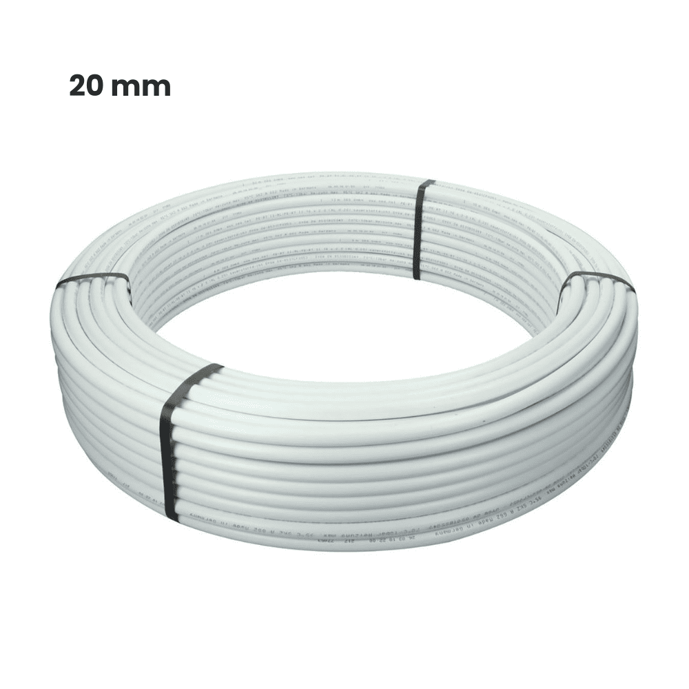 Meerlagen Buis Zonder Mantel 100 Meter – 20 Mm (Wit) #0