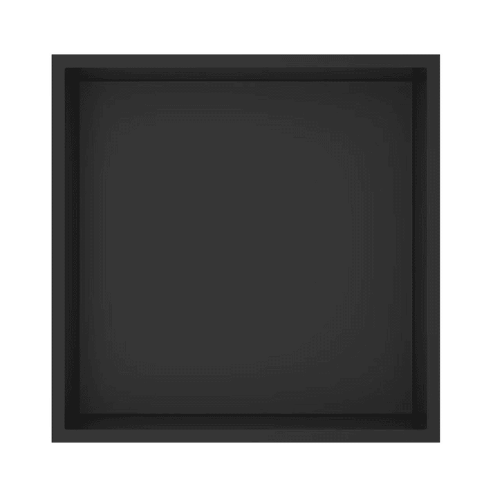 Best-Design Nero Kaya inbouwnis 30.5×30.5×7 cm Mat-zwart #1