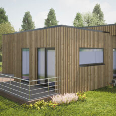 Tiny Houses living Multi 102 m2 Lavenergi hus Bozel Designhus