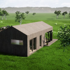 Tiny house living Auckland 80 m2 Bozelhus Designhus Lav energi