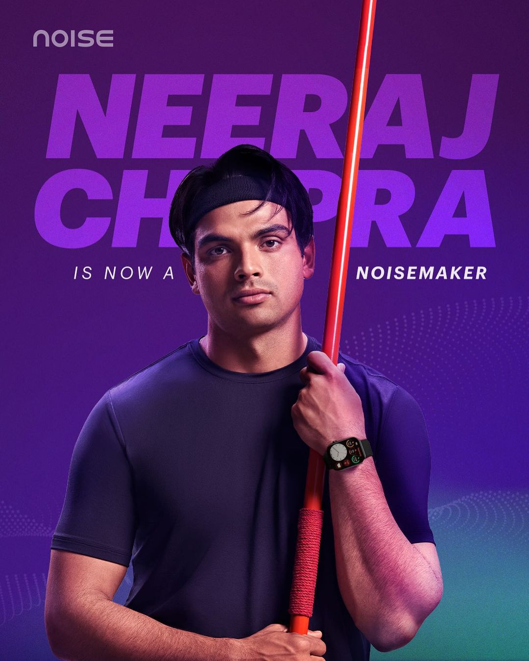 Neeraj Chopra Teams Up with Noise as Smartwatch Brand Ambassador