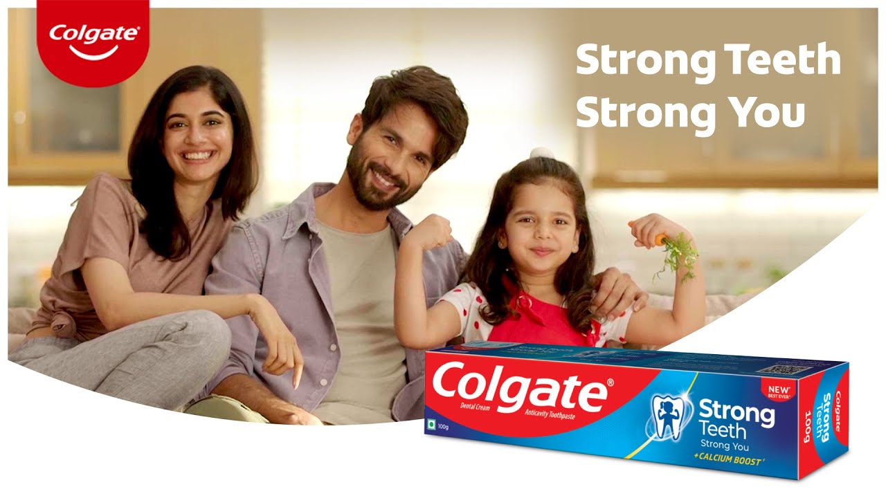 Chew strong with Colgate Strong Teeth Ad Cast