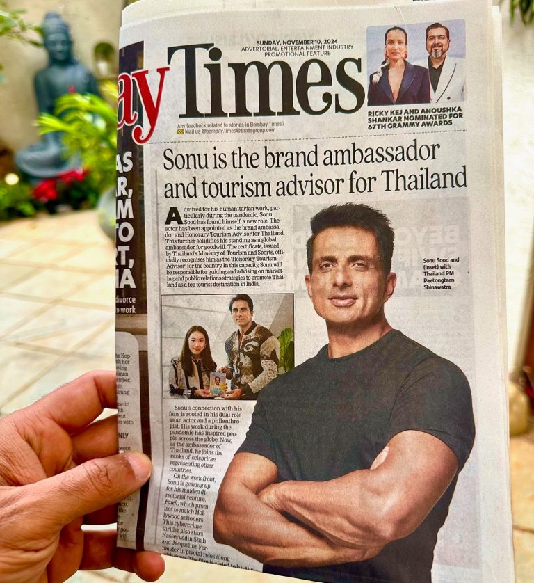 Sonu Sood Take Indian Travelers in Thailand