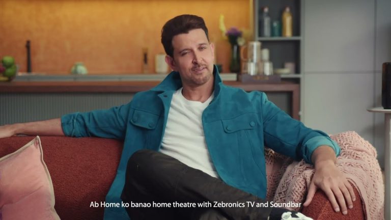 Zebronics Brand Ambassador Hrithik Roshan