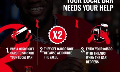 #NaijaBarRescue: How To Support Bar In This Lockdown- Budweiser Nigeria