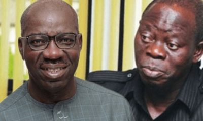 Godwin Obaseki Edo State, Edo 2020, Edo APC Primary, APC,Edo 2020, Edo APC Primary, APC, Edo News, Obaseki News, APC Edo News, Edo 2020: Governor Obaseki, Adams Oshiomhole, Brandnewsday