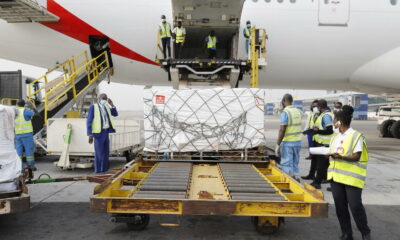COVID-19 Vaccine Doses Shipped by the COVAX head to Ghana, marking beginning of global rollout