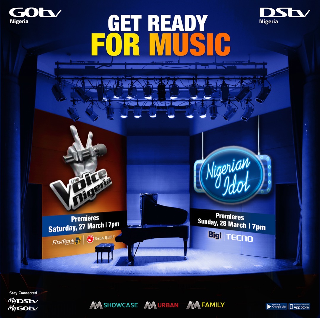 Nigerian Idol & The Voice Nigeria To Premiere On DStv & GOtv