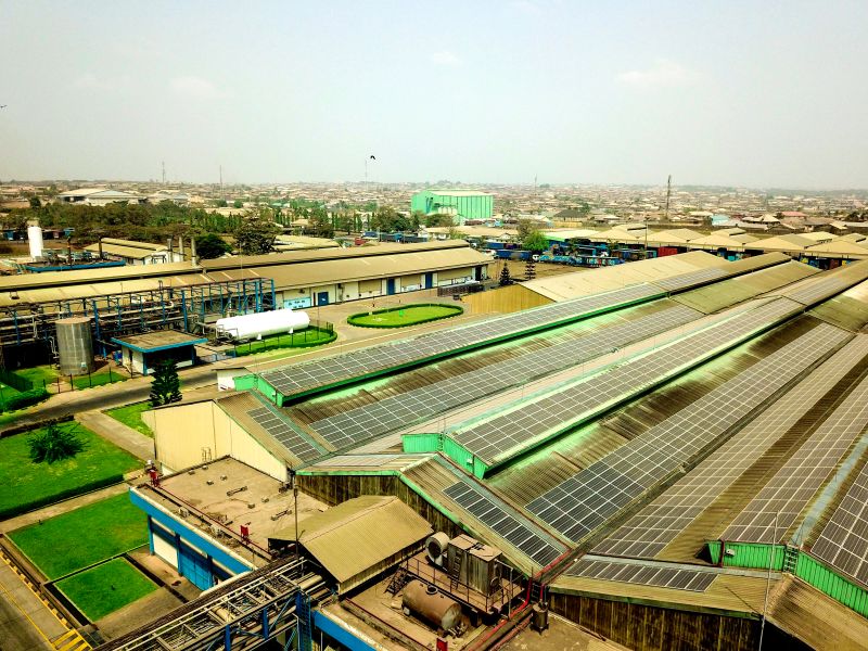 Nigerian Breweries Commissions new Solar Plant at its Ibadan Factory