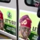 Bola Tinubu Campaign Posters In London