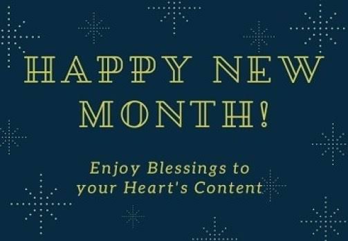 Happy New Month Messages September