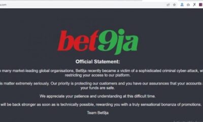 bet9ja, Bet9ja website