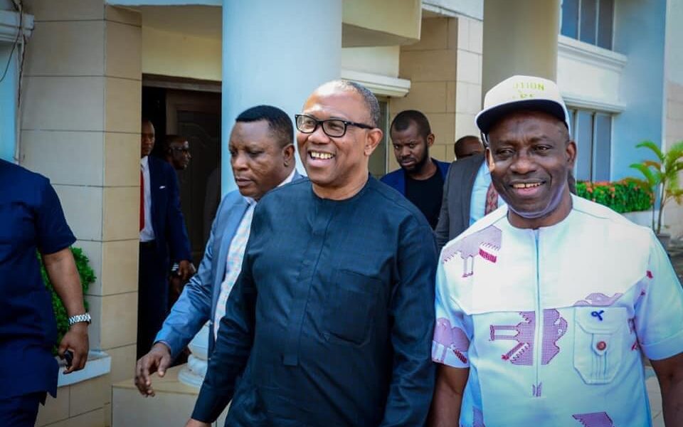 News Flash: Peter Obi Visits Anambra Governor