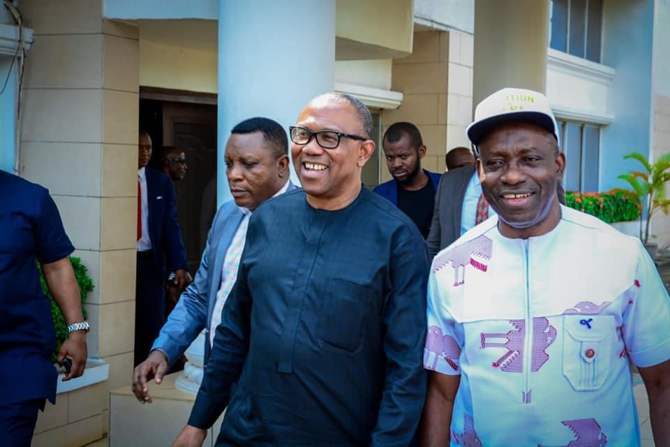 News Flash: Peter Obi Visits Anambra Governor