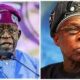 2023: Tinubu Visits Obasanjo, Scores Of APC Supporters Flood Residence