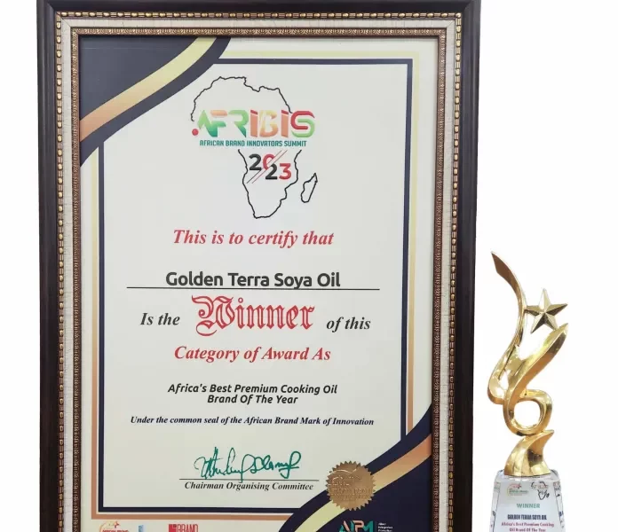 Golden Terra Soya Oil Bags Best Cooking Oil Brand At African Brand Innovation Summit