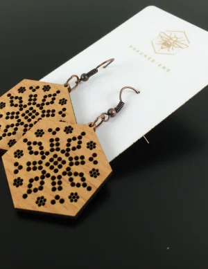 Batik Nitik Randu Pattern II Earrings