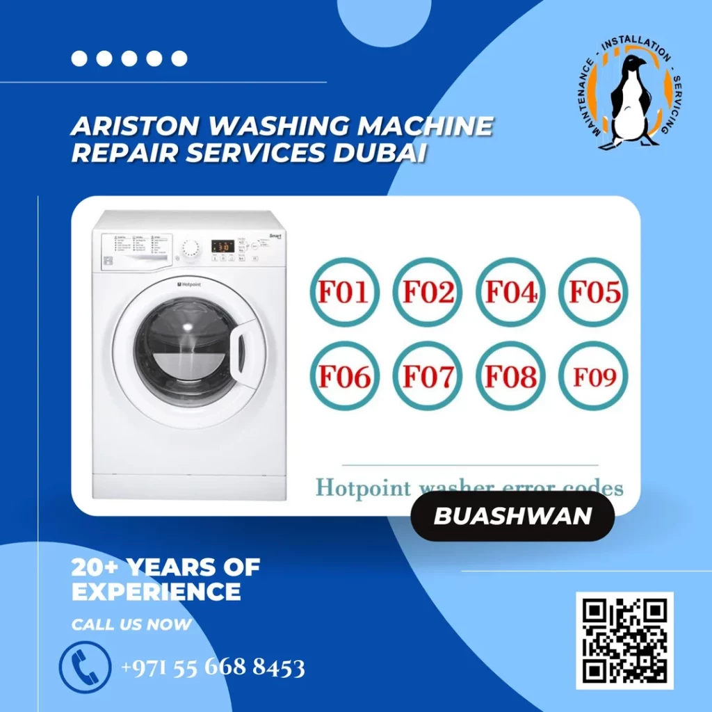 Ariston Washing Machine Repair Dubai