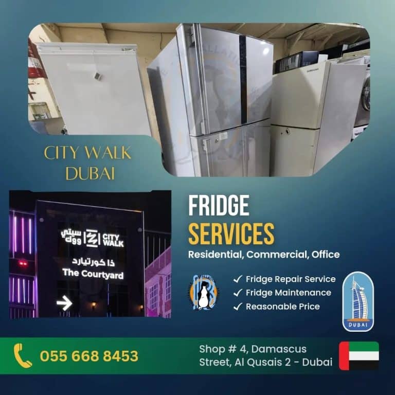 Fridge Repair City Walk – Dubai