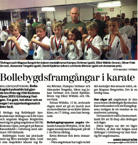 Borås tidning Oki Kodomo Cup 2013