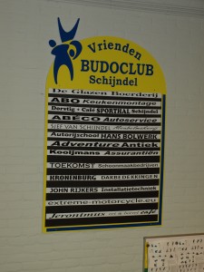 Vrienden van Budoclub Schijndel, Sponsors