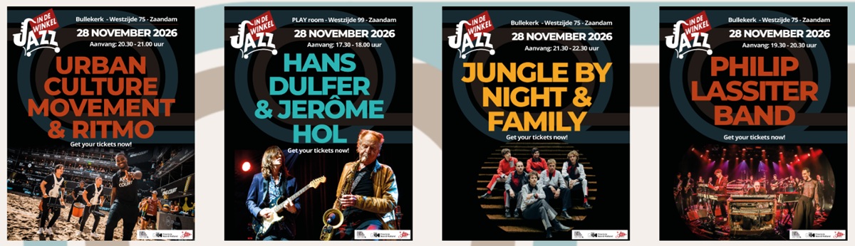 Jazz in de Winkel programma