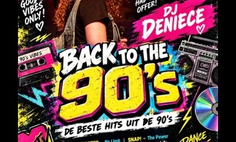 Dansavond Back to the 90s met dj Deniece · Cultureel Centrum Bullekerk, Zaandam · vr 29 jan 2027