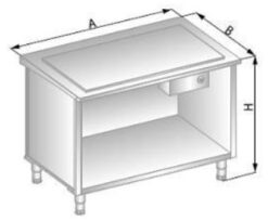 DoraMetal Rostfri värmeplatta DM 94946.3 - E