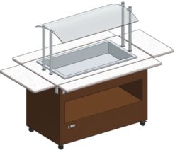 DoraMetal Värmbuffé DM- 94902 3 x GN 1/1