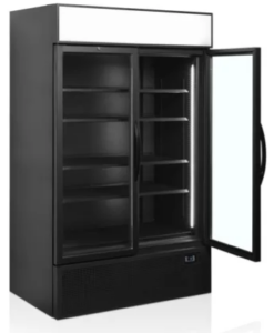 TEFCOLD® Displaykylskåp FSC1200H Svart